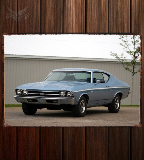 Металлическая табличка Chevrolet Chevelle SS 396 Hardtop 132 Металлическая табличка Chevrolet Chevelle SS 396 Hardtop 132